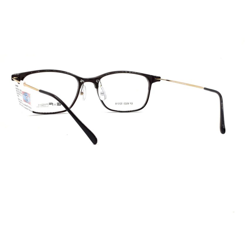 Gọng kính cận nam nữ Exfash EF6523 051 chính hãng (tròng cận 0 độ)