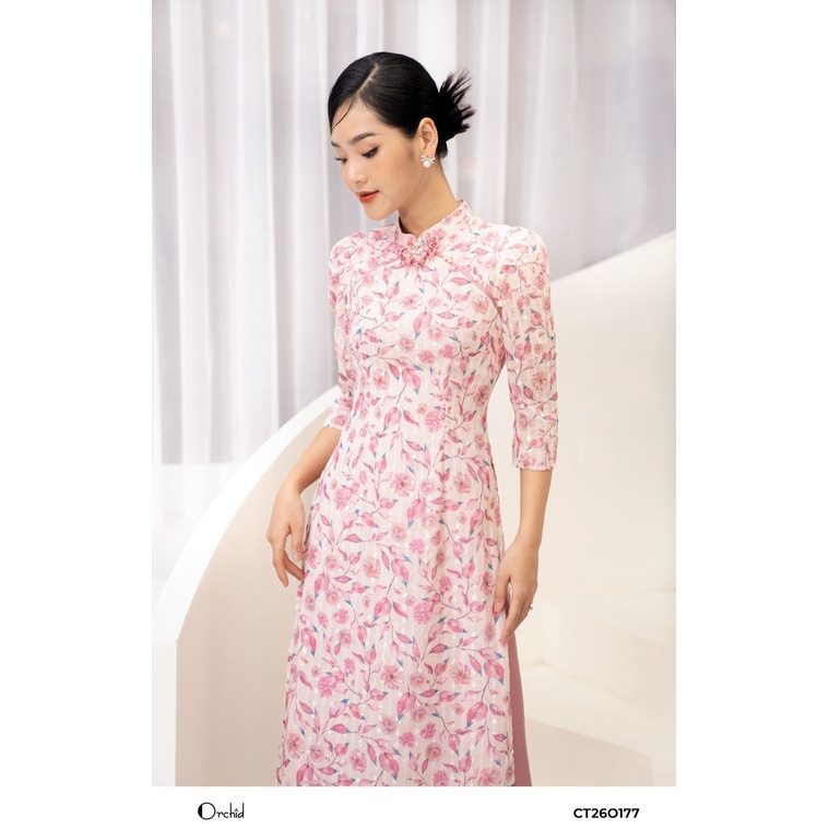 Áo Dài Ren Hoa - orchid CT26O177