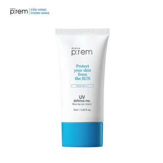 Kem chống nắng dạng kem MAKE P:REM UV defense me. Blue ray sun cream 70ml