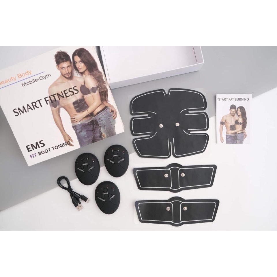 Combo 3 Máy Sạc Điện Thế Hệ Mới Tập Gym Bộ Toàn Thân Massage  Đánh Tan Mỡ ⚡NHẬP MỸ⚡ Máy Tập Gym Massage Tự Động  SIXPAD