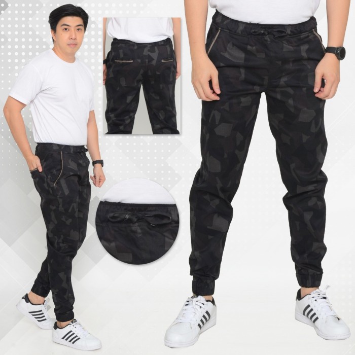 Quần Jogger Nam Màu Đen Size Xl (34-36)