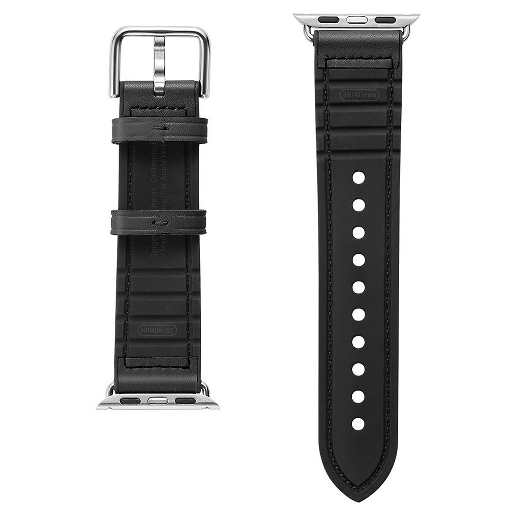 Dây Da Hybrid SPIGEN Watch Band Retro Fit cho Apple Watch Series 1/2/3/4/5