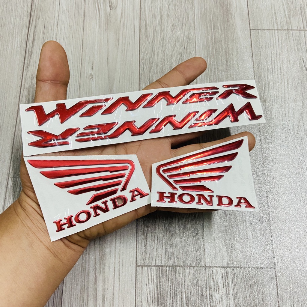 Combo chữ winner và cánh chim đủ màu như zin