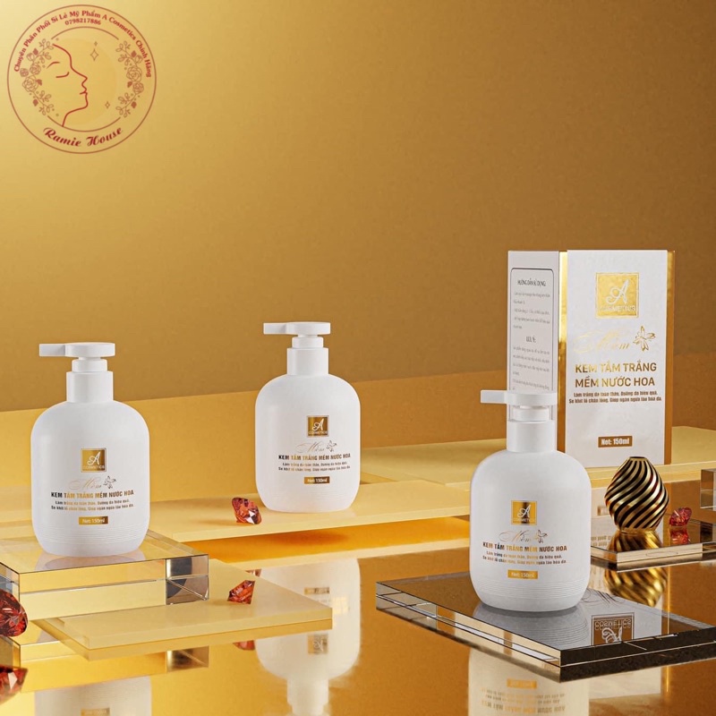 TẮM TRẮNG MỀM NƯỚC HOA A COSMETICS CHÍNH HÃNG