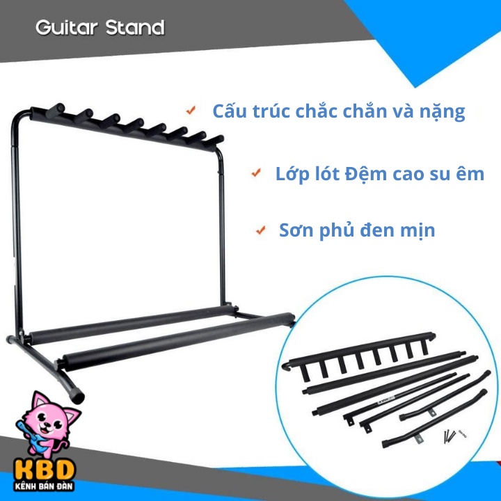 [Mã LIFEXANH03 giảm 10% đơn 500K] Giá để 9 đàn guitar dài KBD 23A8