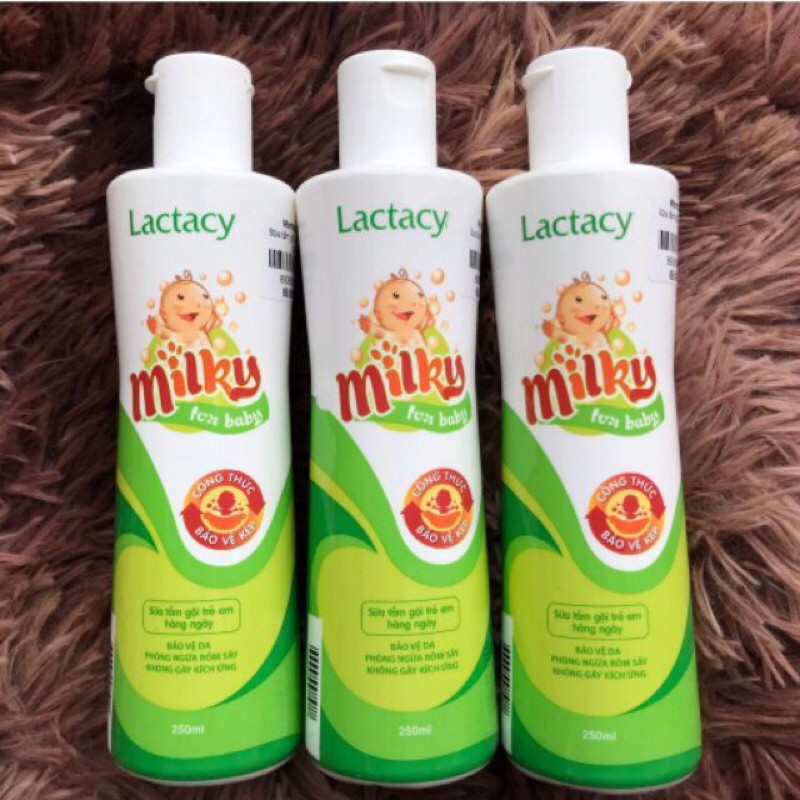 [CHÍNH HÃNG+ QUÀ TẶNG ] Sữa tắm Lactacyd milky 250ml