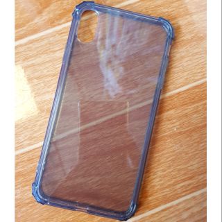 Ốp lưng iPhone Xs Max Dẻo xám chống sốc 4 cạnh cao cấp