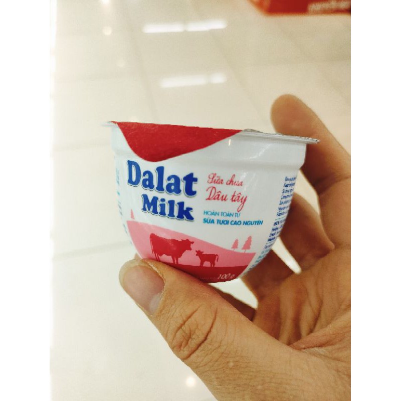 SỮA CHUA ĂN DALAT MILK HỘP 100G