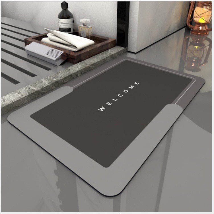 [SIÊU HOT HIT ] Thảm Chân Siêu Mềm Siêu Dày, Siêu Thấm Nước Chất Liệu Chống Trượt