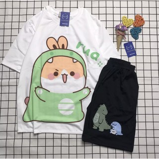 Đồ Bộ Đùi Hoạt Hình Unisex -Thỏ Rùa Cute , Freesize , Sét Cartoon, Nam Nữ Mặc Được TTSLB0006