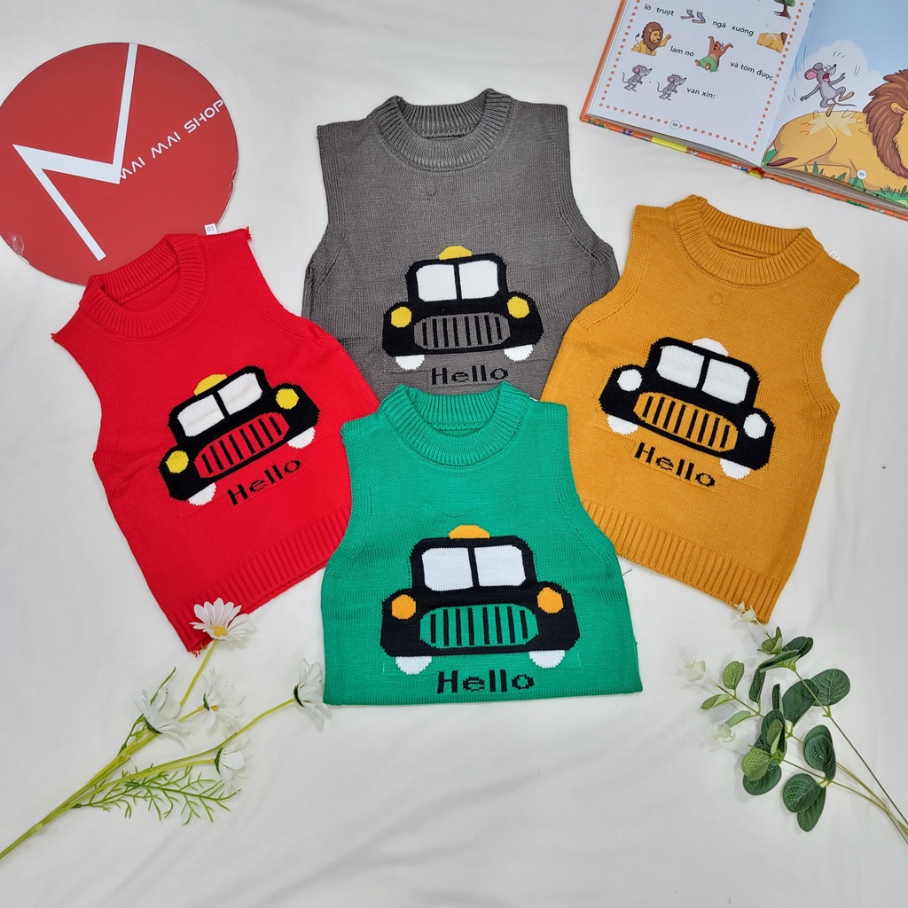 Áo ghile, gi lê len cho trẻ em 8-18 kg-Bảng 7