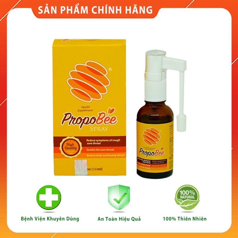 ✅ Xịt Họng Keo Ong Giảm Ho, Đau Rát, Viêm Họng DK Pharma PropoBee Spray