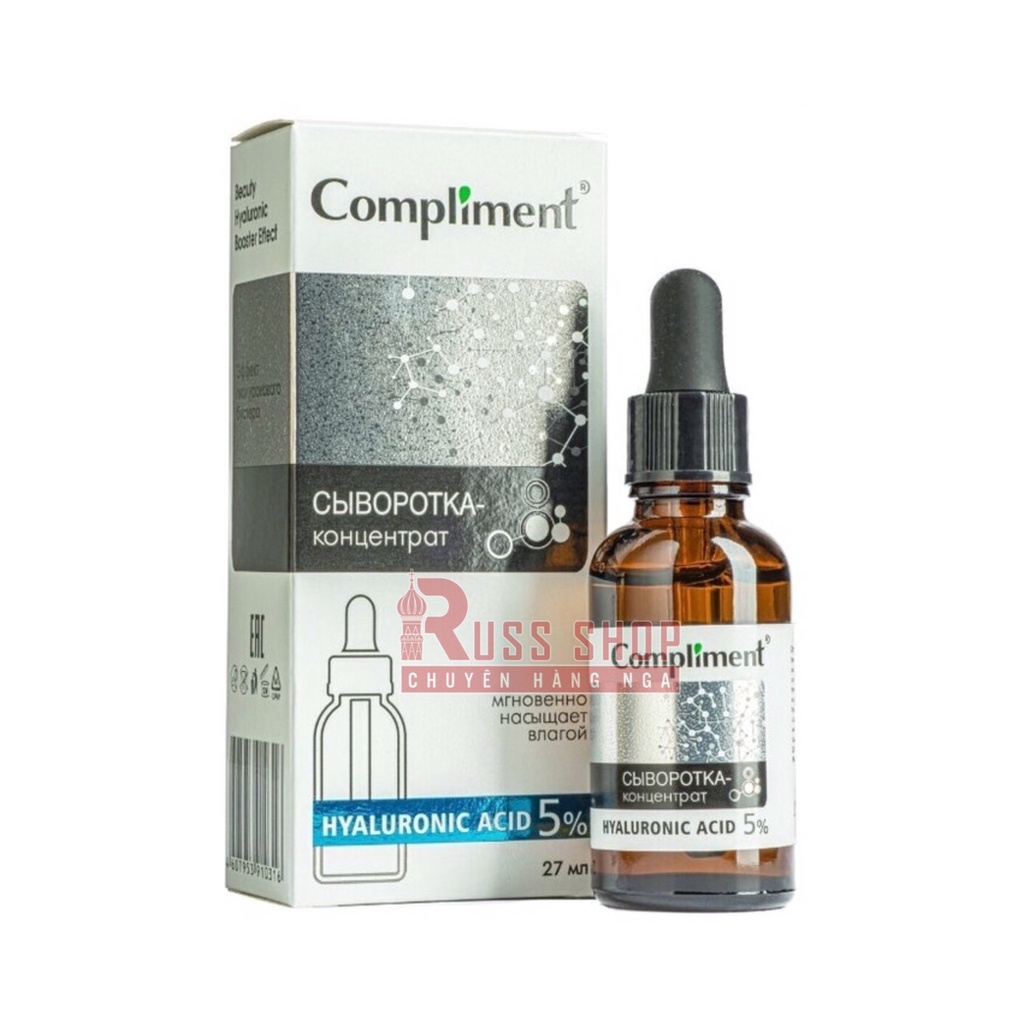 Serum Compliment Hyaluronic Acid 5% Cấp Nước Dịu Da