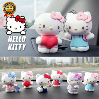 Bộ 6 mô hình Hello Kitty trang trí xe hơi