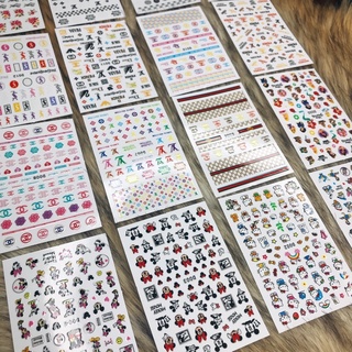 Sticker, nhãn dán Hoạt hình, Thương hiệu Nổi tiếng