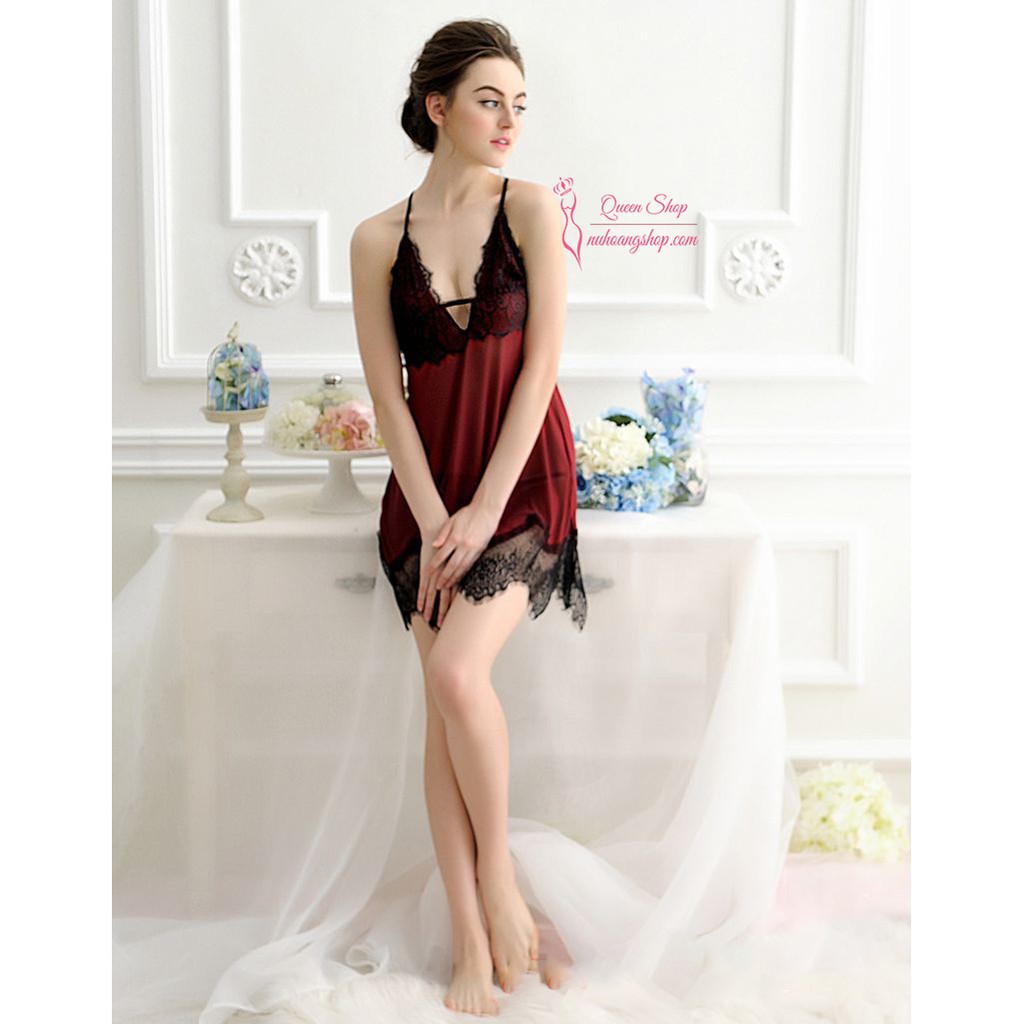 Váy ngủ quyến rũ cao cấp VNS310A-đồ ngủ xuyên thấu | BigBuy360 - bigbuy360.vn