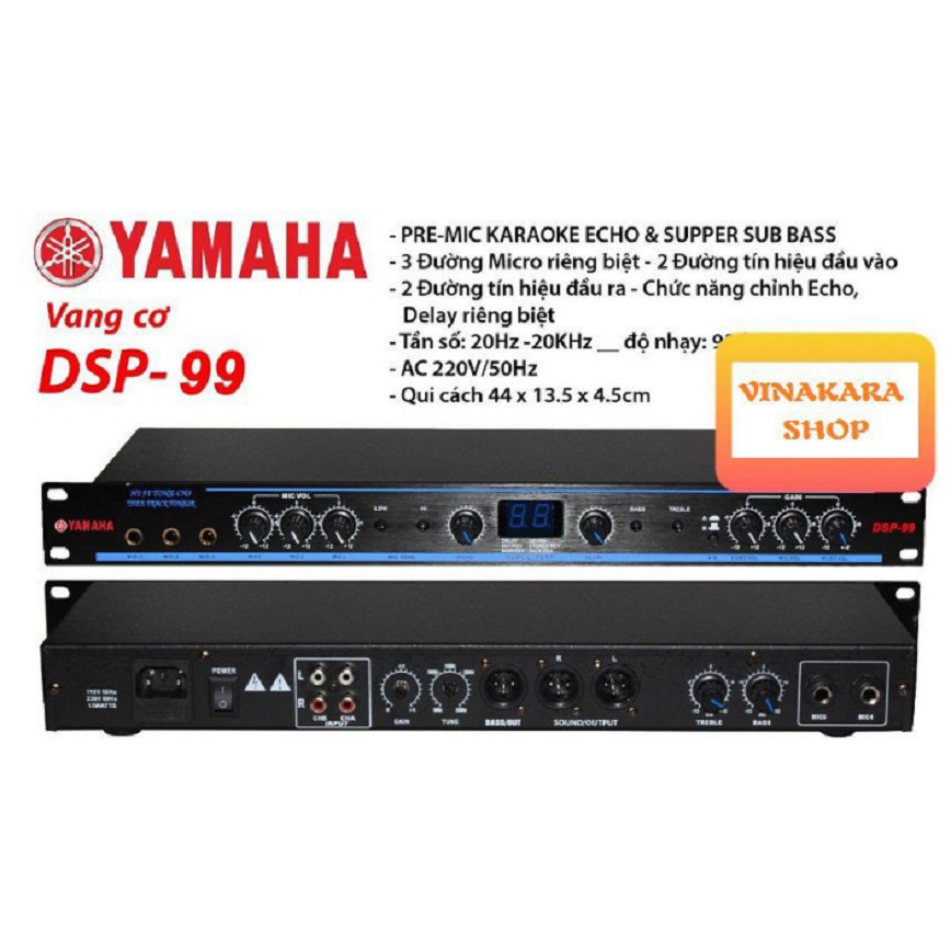 Vang cơ YAMAHA DSP 99 chống hú tốt, lọc âm thanh hay - Hàng nhập khẩu