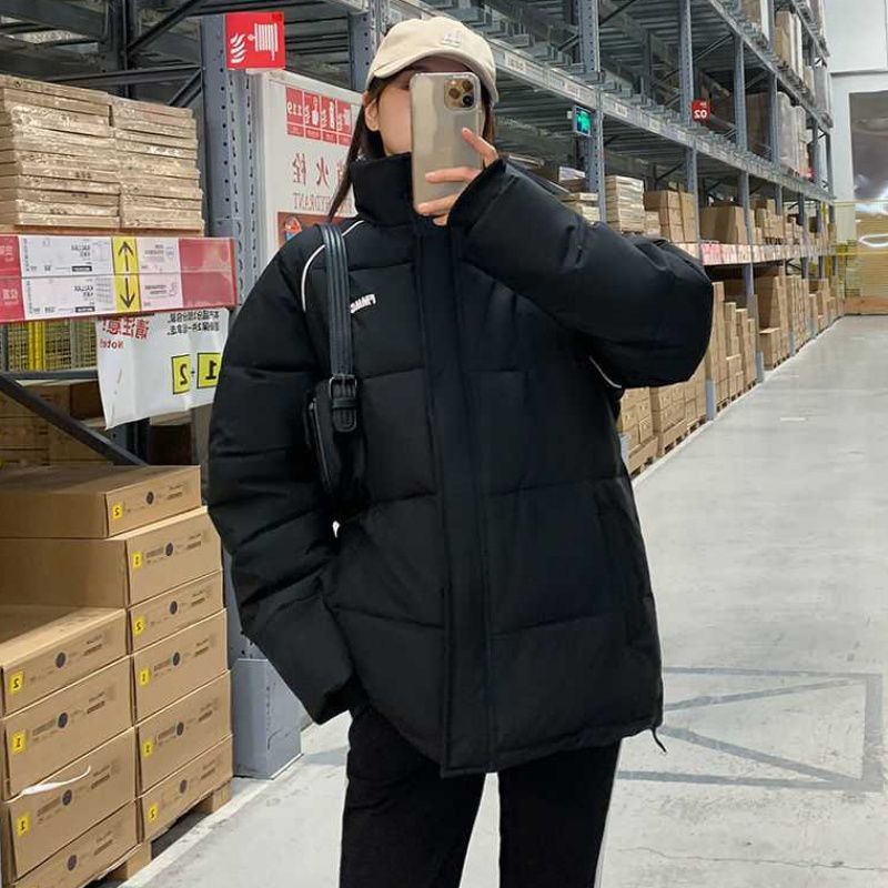 Áo khoác phao ngắn dày dặn cho mùa đông không lạnh