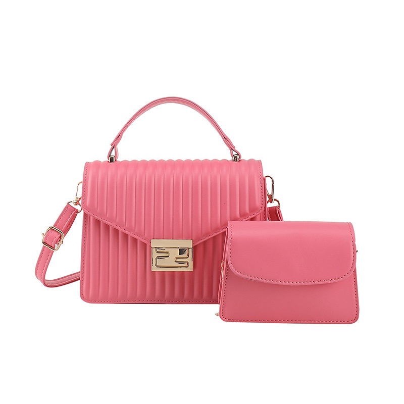 Túi Đeo Vai Một Bên Vai Xếp Ly Đơn Giản Cho Nữ