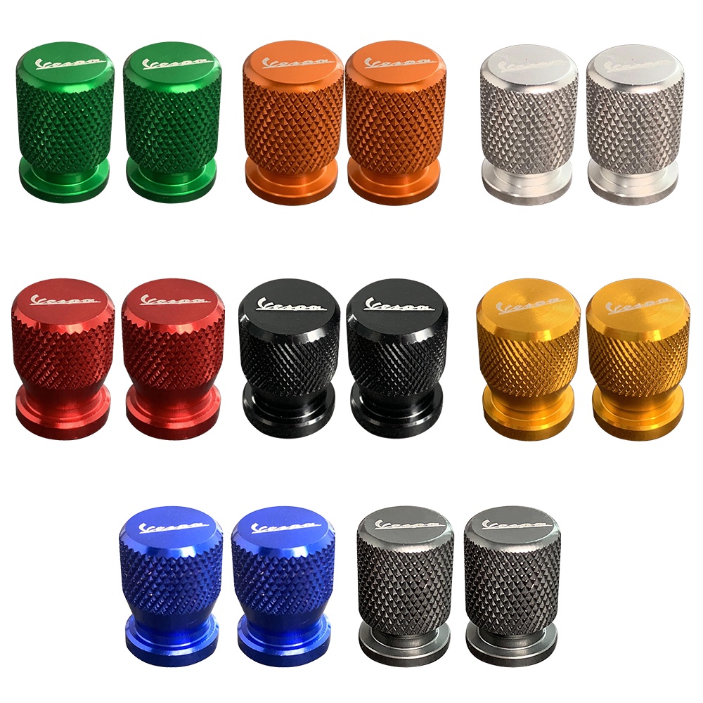 Van lốp xe máy Nắp đậy nắp kín CNC cho Piaggio Vespa GTS GTV LX 60 125 250 300 Primavera Sprint