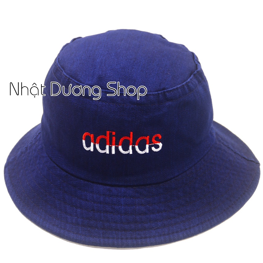 Nón thời trang, mũ BUCKET chữ -vải JEAN cao cấp thời trang cực đẹp (Ảnh thật)