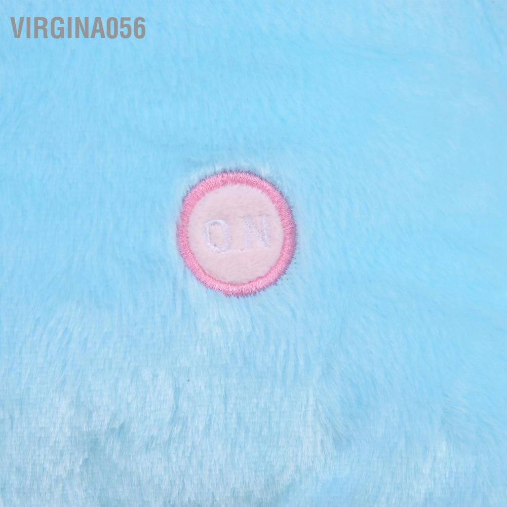 Virgina056 Luminous Pillow Star Shape Beautiful Color Cute Glowing Plush Throw for Party Daily Decoration
