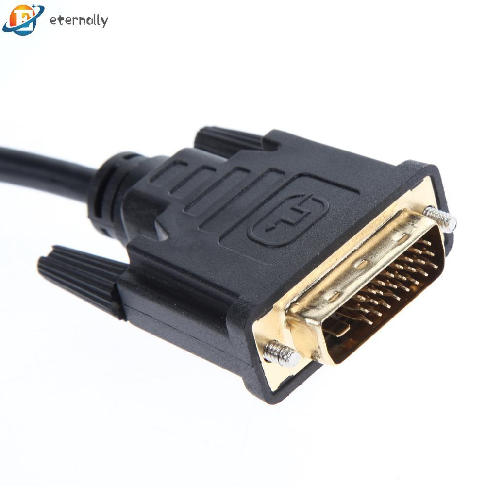 eternally 1080P DVI-D 24+1 to VGA HDTV Converter Monitor Cable for PC Display Card