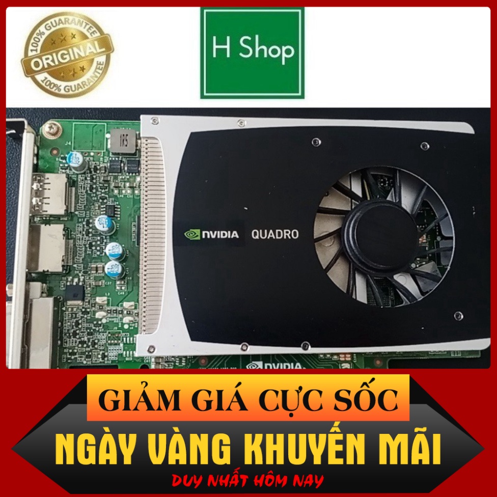 NGÀY ĐẠI HẠ GIÁ Card screen Nvidia Quadro 2000 1Gb GDDR5 128 bit, hàng mở máy hàng hiệu Bảo hành 6 tháng NGÀY ĐẠI HẠ GIÁ