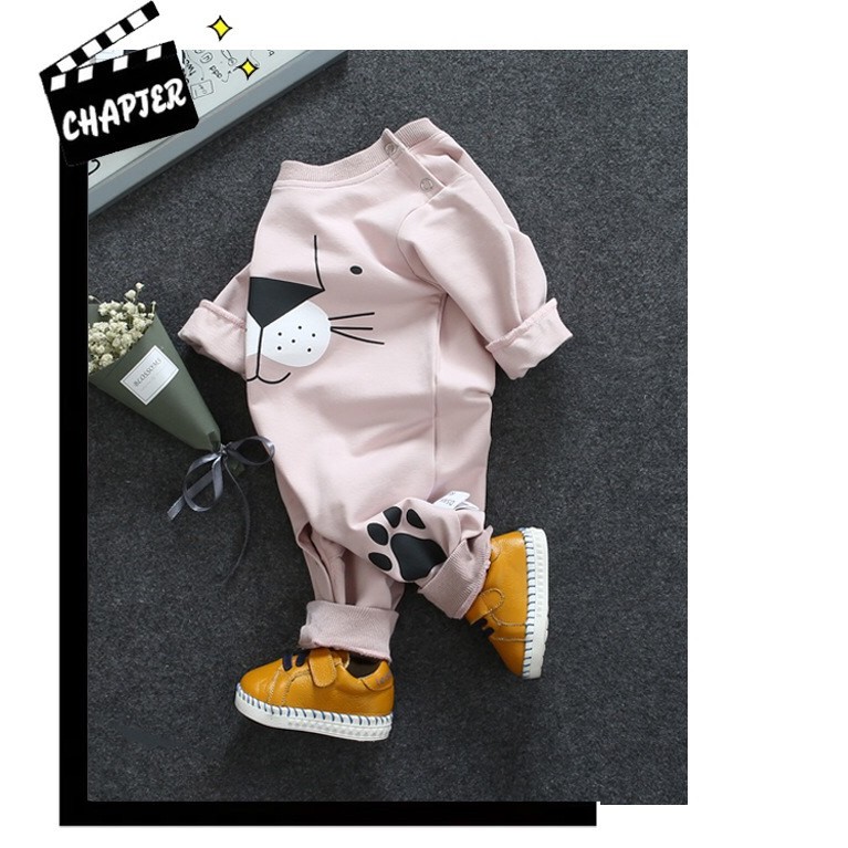 Bodysuit Cotton Mịn Hình Sư Tử Dễ Thương | BigBuy360 - bigbuy360.vn