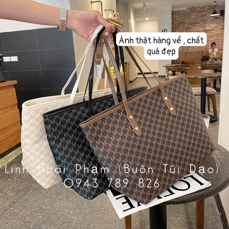 Túi xách công sở đeo vai bigsize thiết kế đơn giản có khoá kéo