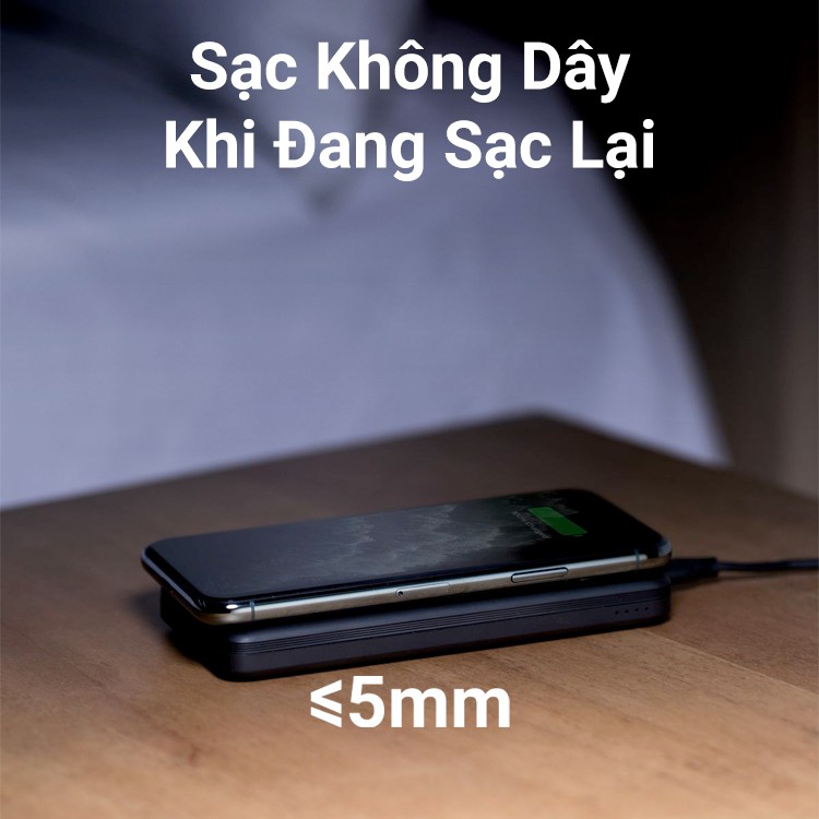 Pin sạc không dây dự phòng ANKER Wireless PowerCore 10.000mAh - A1615