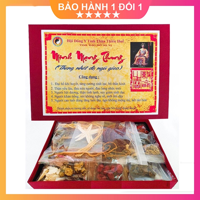 MINH MẠNG THANG ĐẶC SẢN HƯƠNG RỪNG BỔ, THẬN TRÁNG DƯƠNG - CHỐNG ĐAU MỎI NHIỀU TÁC DỤNG 40 VỊ