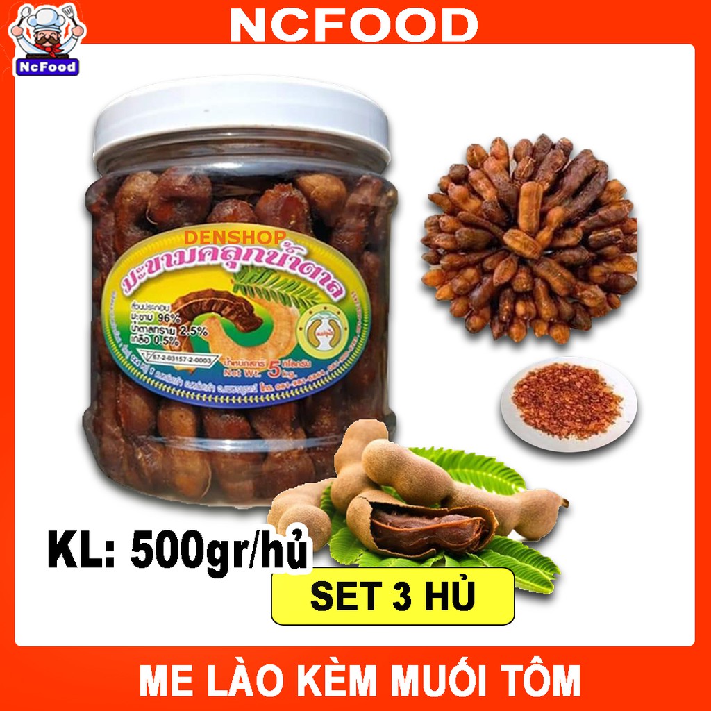 Sét 3 Hủ Me Lào Chua Ngọt (NCFOOD)