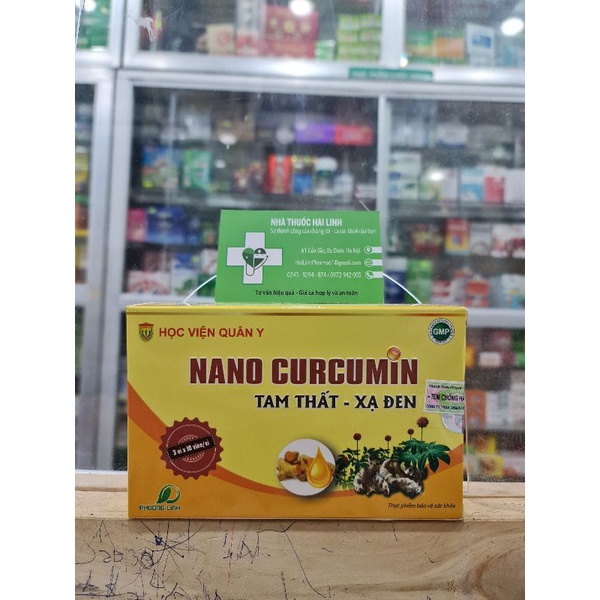 [CHÍNH HÃNG] NANO CURCUMIN TAM THẤT XẠ ĐEN – HỌC VIỆN QUÂN Y