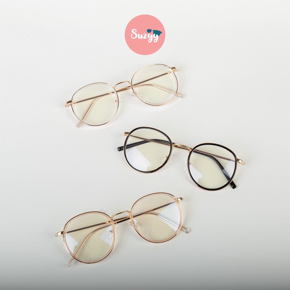 Gọng kính cận nữ Suzyy dáng tròn chất liệu kim loại nhiều màu | BigBuy360 - bigbuy360.vn