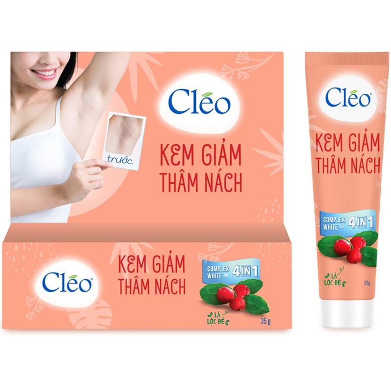 Kem Giảm Thâm Nách Cléo 35g - THỔI BAY THÂM NÁCH - SÁNG DA TỰ TIN