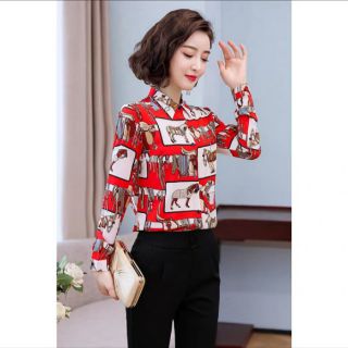 Sơ mi lụa họa tiết. chị ena chốt live