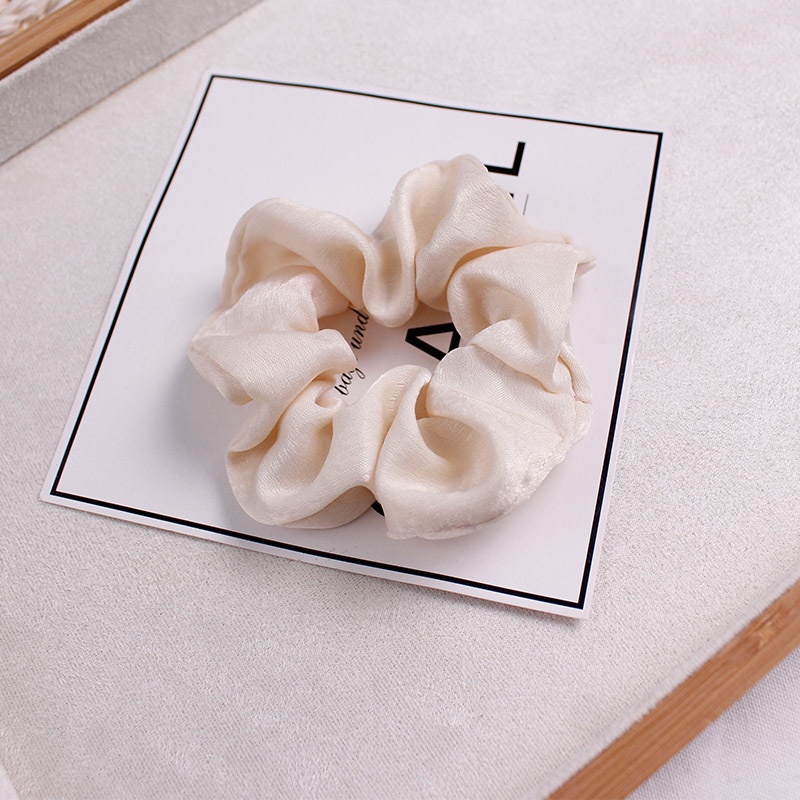 DÂY BUỘC TÓC/ CỘT TÓC SCRUNCHIES  CÓ SẴN   10CM, SATIN VÂN, TINH TẾ, SANG TRỌNG, TIỆN DỤNG, CT.M14