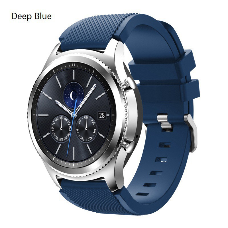 Sale 70%  Dây đeo Silicon 22mm width thay thế cho đồng hồ thông minh Galaxy, White Giá gốc 47,000 đ - 102B79-4