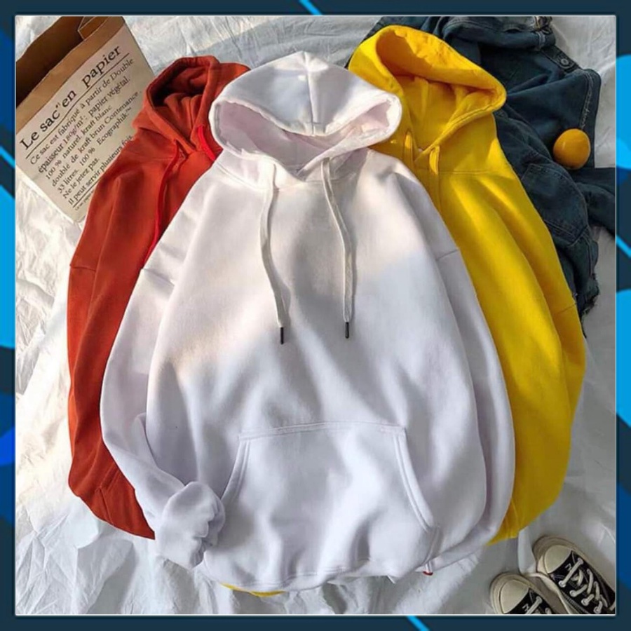 Áo Hoodie Nỉ Trơn Unisex Form Rộng Basic , Áo Khoác Nỉ Trơn Nam Nữ Đẹp NOMINA HD101 | BigBuy360 - bigbuy360.vn