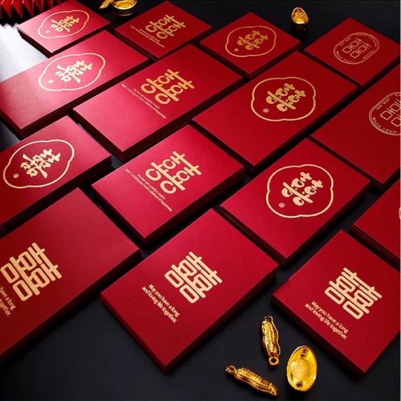 🧧LÌ XÌ CƯỚI ĐỎ ĐÔ ĐƠN GIẢN SANG TRỌNG🧧