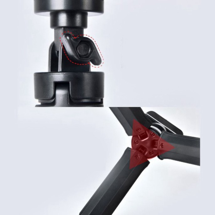 [Chính hãng] Tripod mini 3 chân kiêm giá đỡ cho smartphone xoay 360 độ bằng nhựa + hợp kim nhôm cao cấp | BigBuy360 - bigbuy360.vn