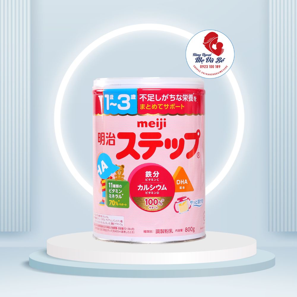 Sữa Meiji lon, sữa bột Meiji Số 0 số 9 cho bé Nhật Bản 800g