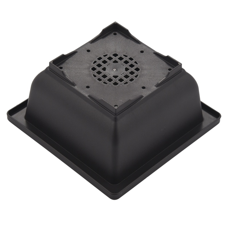 Bộ 15 Chậu Hoa 4.7 Inch Hình Vuông Bằng Nhựa Dùng Trang Trí Nhà Cửa / Sân Vườn