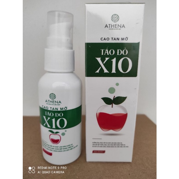 Cao tan mỡ táo đỏ Athena (HÀNG CHUẨN) Bán Lỗ xin ĐÁNH GIÁ