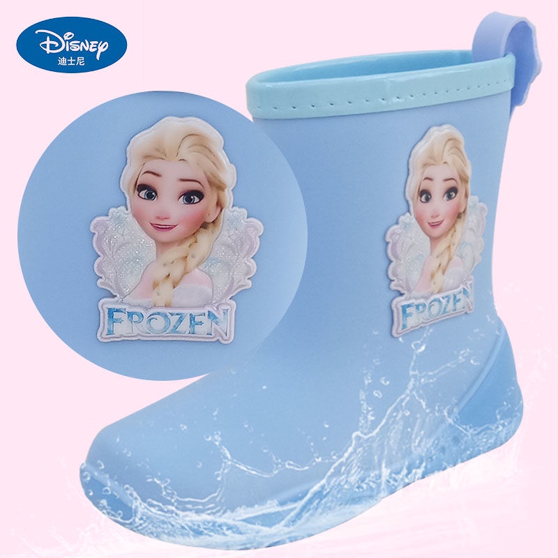 ♛Ủng Đi Mưa Chống Trượt Họa Tiết Disney Xinh Xắn Dành Cho Bé