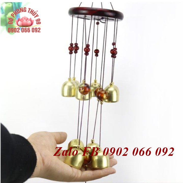 Chuông gió phong thủy may mắn MT510
