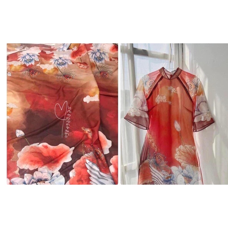 Vải may áo dài tết