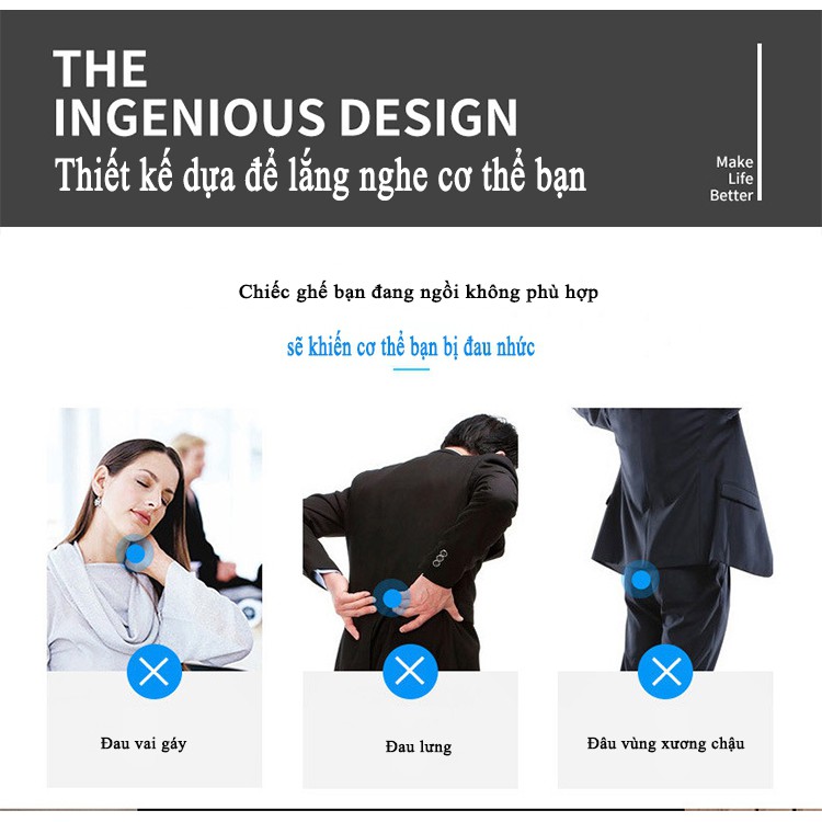 HM806B/HM806W  Ghế xoay máy tính gia dụng Ghế văn phòng nâng hạ ngả lưng trong giờ nghỉ | BigBuy360 - bigbuy360.vn