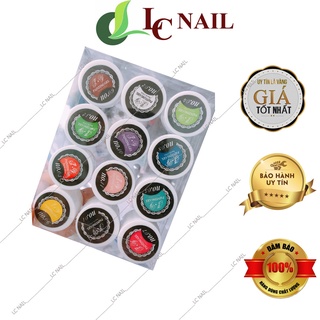 Gel vẽ nail 12 màu , Set gel vẽ móng loãng phù hợp tô màu